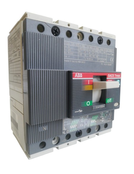 Abb 1sda051132r1 automatic circuit breaker t2n 160 pr221ds-ls in 160a 4p f f 36ka